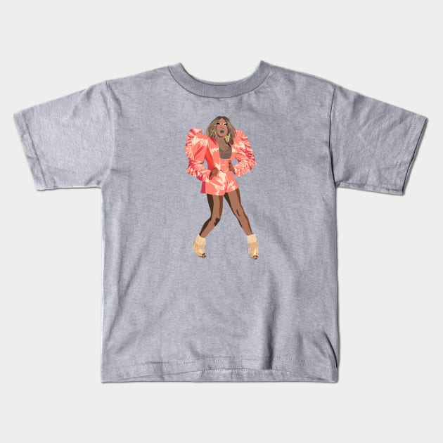 Bebe Zahara Kids T-Shirt by KaiVerroDesigns